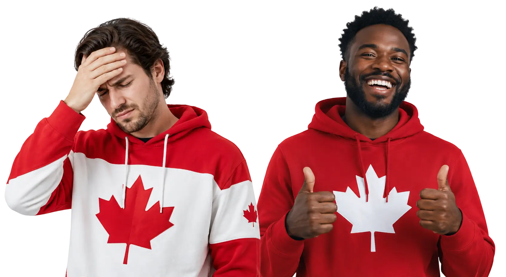 Frustrated client trapped by other Toronto agencies vs happy Toronto Web Design client